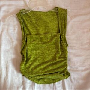 Green Sleeveless Women's Top
